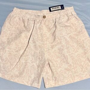 Tan/White Camouflage Shorts